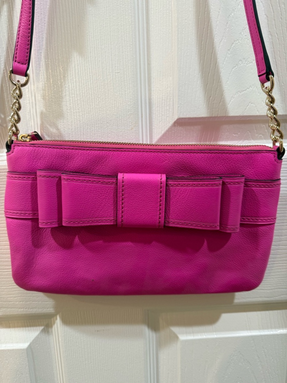 Kate Spade Hot Pink Bow Crossbody Bag